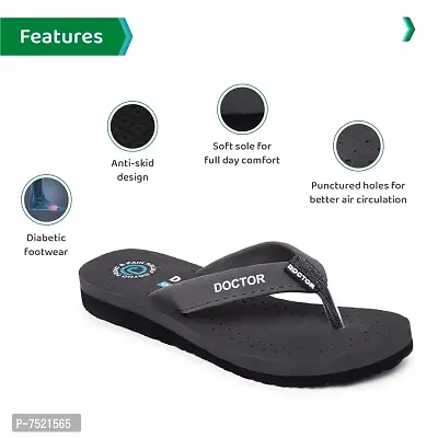 ORTHO JOY doctor slippers | Soft chappal for women | Comfortable womems's slipper-thumb3