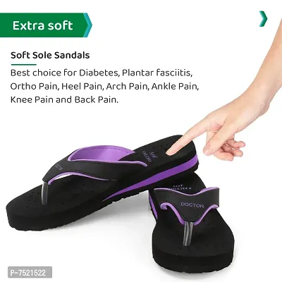 ORTHO JOY Doctor Slipper for Women Orthopedic Super Comfort Fit Cushion Chappal Flip-Flop ortho slippers For Ladies and Girls-thumb5