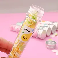 PRts Portable Hand Washing Bath Flower Shape Paper Soap Strips in Test Tube Bottle-thumb4