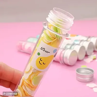 PRts Portable Hand Washing Bath Flower Shape Paper Soap Strips in Test Tube Bottle-thumb5