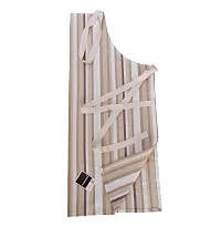 PADHUMAM Cotton kitchen apron for women and men chef aprons (apron check and stripe)-thumb1