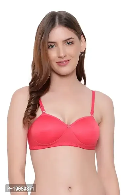 Buy KSB Enterprises Women's Cotton Lightly Padded Non-Wired Half Cup Bra  with Panty Set, Bra Panty Set for Women