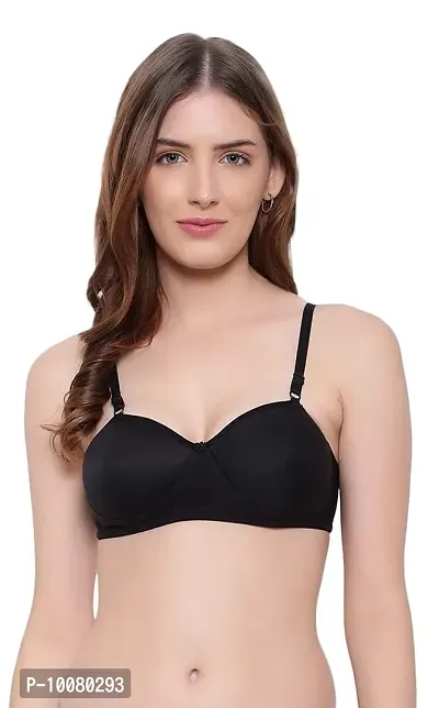 Buy MANSI Cotton Non Padded Non Wired Bra Panty Set Solid Color