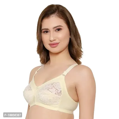 KSB Enterprises Women Net Non-Padded Wire Free Regular Bra | Women Net Bra Full Coverage | Wire Free Non Padded Seamless Bra for Women | Cup Type - C-thumb2