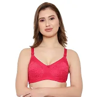 KSB Enterprises Women Net Non-Padded Wire Free Regular Bra | Women Net Bra Full Coverage | Wire Free Non Padded Seamless Bra for Women | Cup Type - C-thumb1