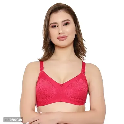 KSB Enterprises Women Net Non-Padded Wire Free Regular Bra | Women Net Bra Full Coverage | Wire Free Non Padded Seamless Bra for Women | Cup Type - C-thumb2