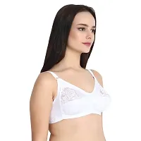 KSB Enterprises Women Net Non-Padded Wire Free Regular Bra | Women Net Bra Full Coverage | Wire Free Non Padded Seamless Bra for Women | Cup Type - C-thumb4