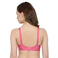 KSB Enterprises Women Net Non-Padded Wire Free Regular Bra | Women Net Bra Full Coverage | Wire Free Non Padded Seamless Bra for Women | Cup Type - C-thumb2