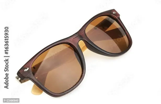 Unisex UV Protected Night Drive Square Sunglasses Combo (Brown)