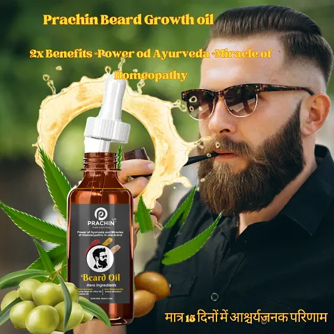 Prachin Powerful Beard Growth Oil for Faster Beard Growth ,Beard oil for man ,Beard oil for men,Beard oil men,Beard oil man ,dadhi oil,mooch oil,dadhi ugane wala oil,dadhi badhane vala tel  ,30 ML
