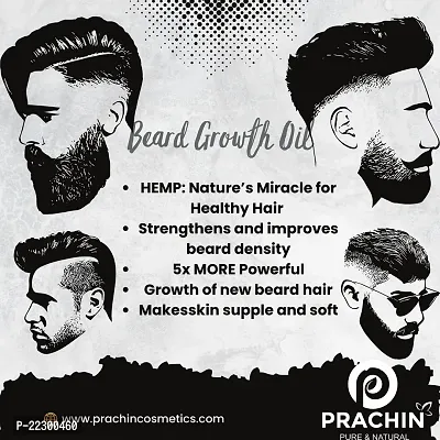 Prachin Powerful Beard Growth Oil for Faster Beard Growth ,Beard oil for man ,Beard oil for men,Beard oil men,Beard oil man ,dadhi oil,mooch oil,dadhi ugane wala oil,dadhi badhane vala tel  ,30 ML-thumb3
