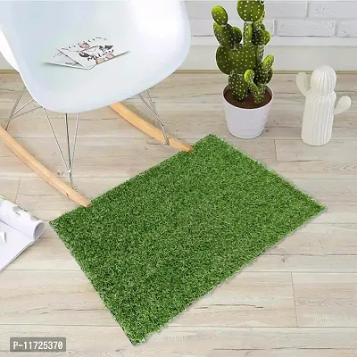 RAJALWAL Brand by GreenGrass, Artificial Grass, PP (Polypropylene), PVC (Polyvinyl Chloride) Door Mat (Green, Medium (40x60 inch)