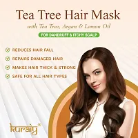 KURAIY TEA TREE Argan Oil Evaporation-free Mask Repair Dry Hair Damaged Split End Hair Smooth Professional Hair Mask  PACK OF 1-thumb4