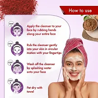 KURAIY Kesar Chandan Skin Lightening  Tan Removal Face wash, For Natural Glow  Spotless Skin,-thumb4