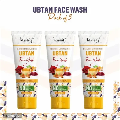 KURAIY 100% Premium Ubtan Facial Cleanser Refreshing Oil Control  Brightens Skin Cleans Face Wash-thumb0