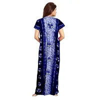 Elegant Multicoloured Cotton Printed Nighty For Women Pack Of 2-thumb2