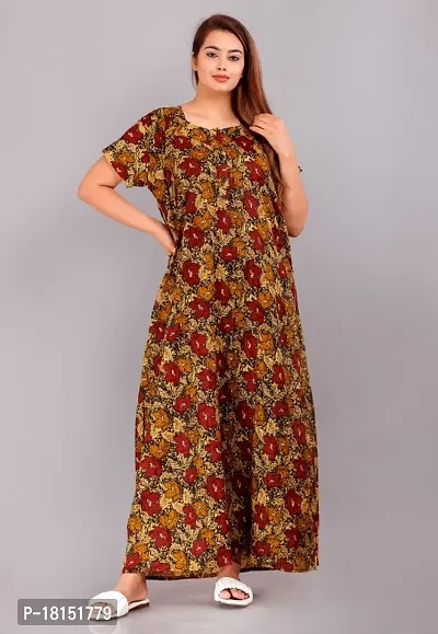 Trendy Women Cotton Nighty, Cotton Nighty, Printed Nighty, Nightydress, Nighty, Maxi