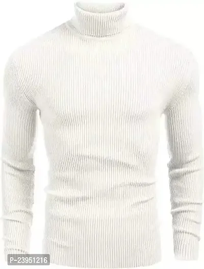 Classic Cotton Solid Sweaters For Men-thumb0