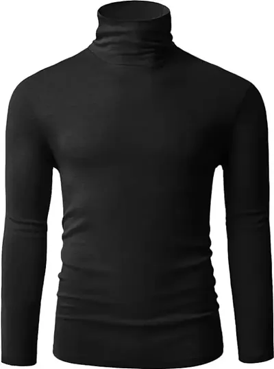 DENIMHOLIC Cotton Turltle Neck Sweater for Men, Winter wear, high Neck Sweater