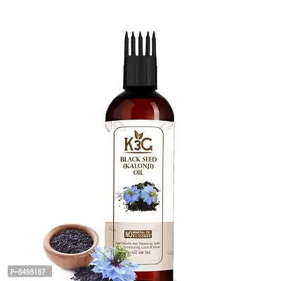 K3G Black Seed Oil for Hair Regrowth  Hair Fall Control Oil | Kalonji Tail Hair Oil-thumb0