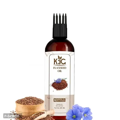 K3G Flaxseed-Linseed Oil Cold Pressed - Alsi Tail Hair Oil