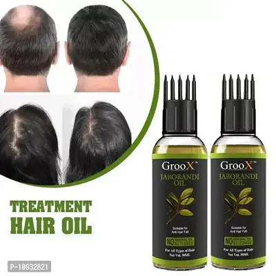 GrooX Jaborandi Oil - Hair Treatment Herbal Hair Growth Oil - For Anti Hair Fall Hair Oil-thumb0