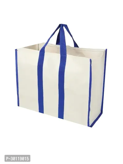 Trendy white tote shopping hand carry Bags Pack of 3 pieces-thumb4