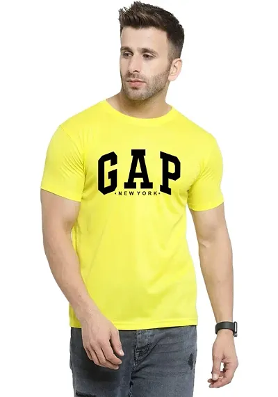 Classic Polyester Printed Tshirt For Men