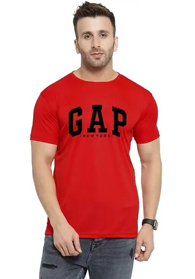 Classic Polyester Printed Tshirt For Men