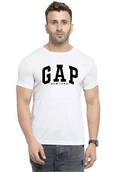 Classic Polyester Printed Tshirt For Men