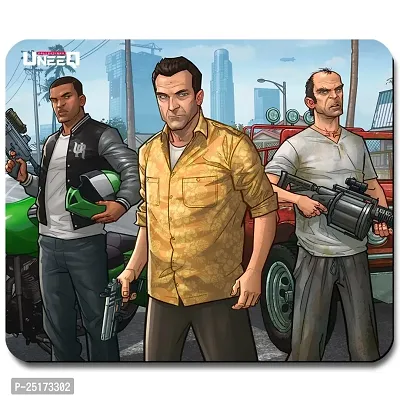 Pure Heart GTA 5 Gaming Mouse Pad for Laptop, Notebook, Gaming Computer | Anti-Skid Base Gaming Mousepad