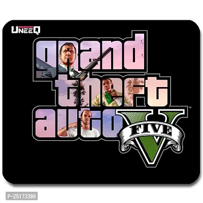 Pure Heart GTA 5 Gaming Mouse Pad for Laptop, Notebook, Gaming Computer | Anti-Skid Base Gaming Mousepad-thumb0