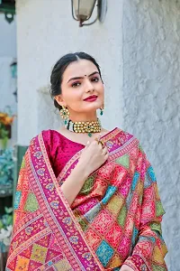 Classic Cotton Silk Printed Saree with Blouse piece-thumb2