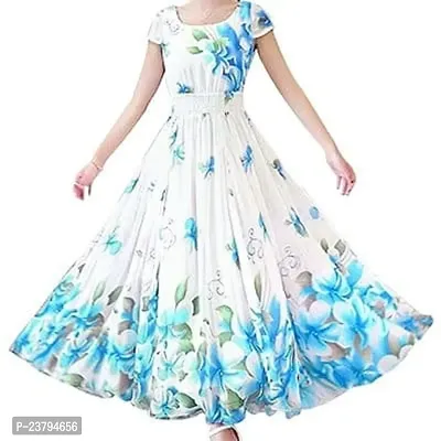 Beautiful Georgette Western Gown For Women-thumb0