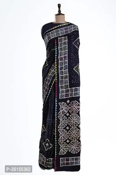Beautiful Cotton Silk Saree with Blouse piece-thumb3