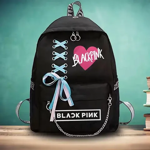 Black pink 5 L Backpack Black Pink