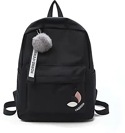 Medium Size Fashion Backpack for Girls Women Backpack 12 L Backpack Black