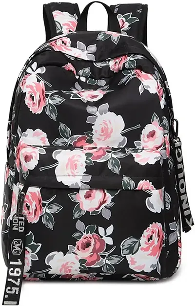 15 L Backpack Fashion Bag Backpack for Womens and Girls School 5 L Backpack Black