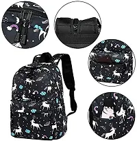 Small 18 L Laptop Backpack for Women Casual Printed 5 L Backpack Multicolor-thumb1