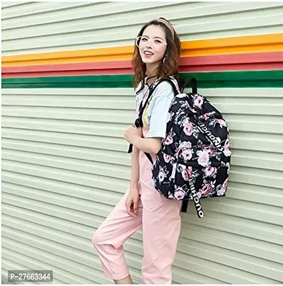 15 L Backpack Fashion Bag Backpack for Womens and Girls School 5 L Backpack Black-thumb3