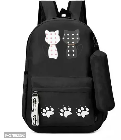 Small 15 L Laptop Backpack Stylish Casual Backpack for Girls and Women 15 L Backpack Black-thumb0