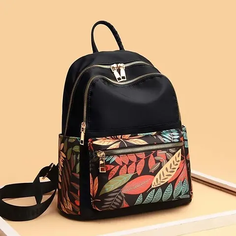 Elegant Trendy Women Backpacks 10 L Backpack Black