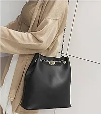 women shoulder black bag-thumb2