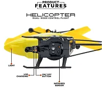 USB Charger Flying Helicopter 2 in 1 Flying Helicopter with Remote-thumb1