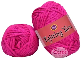 GANGA Knitting Yarn Thick Chunky Wool, Motu Magenta 200 GMS Best Used with Knitting Needles, Crochet Needles Wool Yarn for Knitting.-JA Art-EEG-thumb1