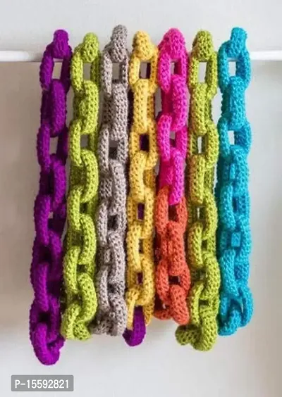SIMI ENTERPRISE 100% Acrylic Wool M12 (Pack of 6) Baby Soft Wool Ball Hand Knitting Wool/Art Craft Soft Fingering Crochet Hook Yarn, Needle Knitting Yarn Thread Dyed ? Y-thumb4