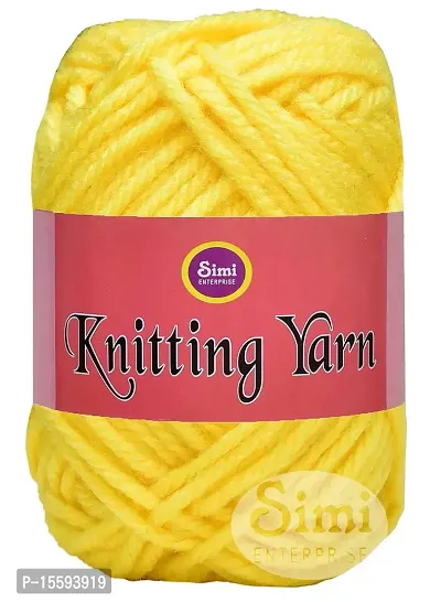 Blue Chunky Knit Yarn