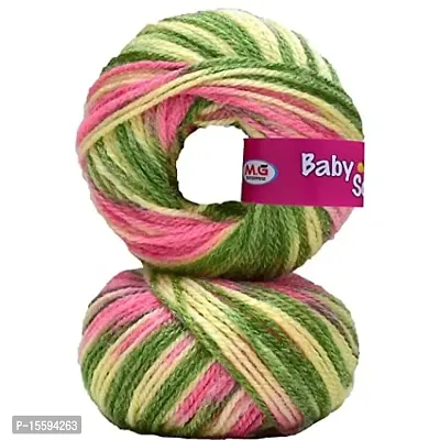 SIMI ENTERPRISE 100% Acrylic Wool Red (10 pc) Baby Soft 4 ply Wool Ball Hand Knitting Wool/Art Craft Soft Fingering Crochet Hook Yarn, Needle Knitting Yarn Thread Dye GD