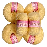 Vardhman Wool Baby Soft (Dark Cream) - Pack of 6-thumb4