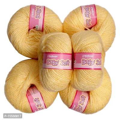 Vardhman Wool Baby Soft (Dark Cream) - Pack of 6-thumb5